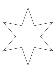 Six Pointed Star Coloring Pdf, Free Vectors File